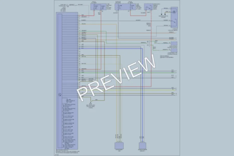 2004 Volkswagen NewBeetle Anti Lock Brakes wiring diagram preview