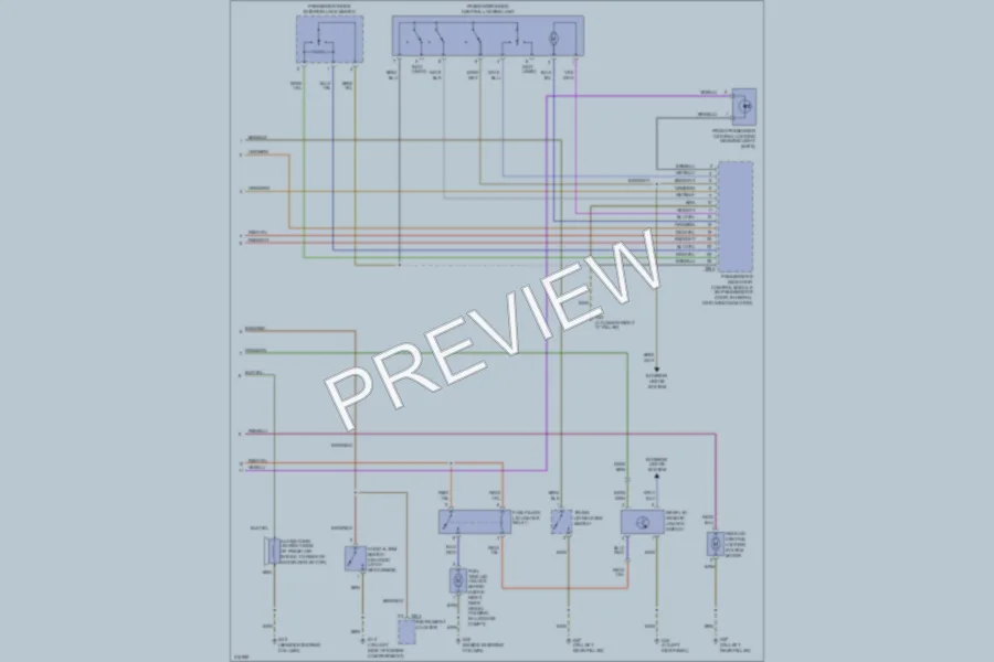 2004 Volkswagen NewBeetle Anti Theft wiring diagram preview