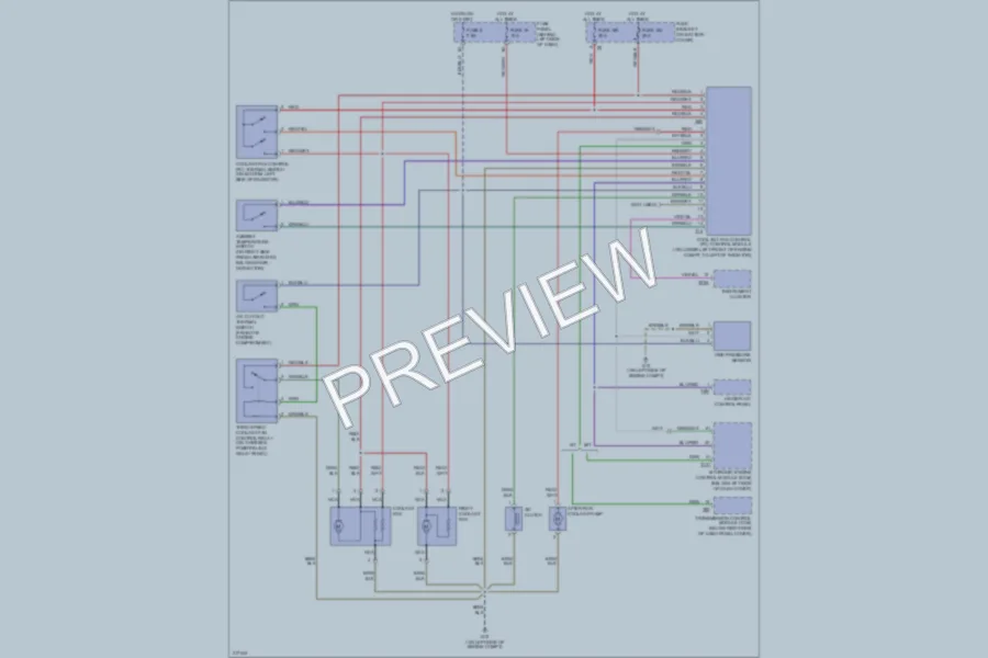 2004 Volkswagen NewBeetle Cooling Fan wiring diagram preview