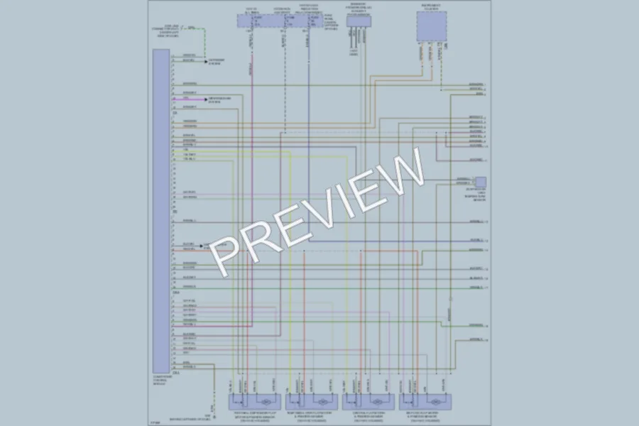 2004 Volkswagen Passat Air Conditioning wiring diagram preview