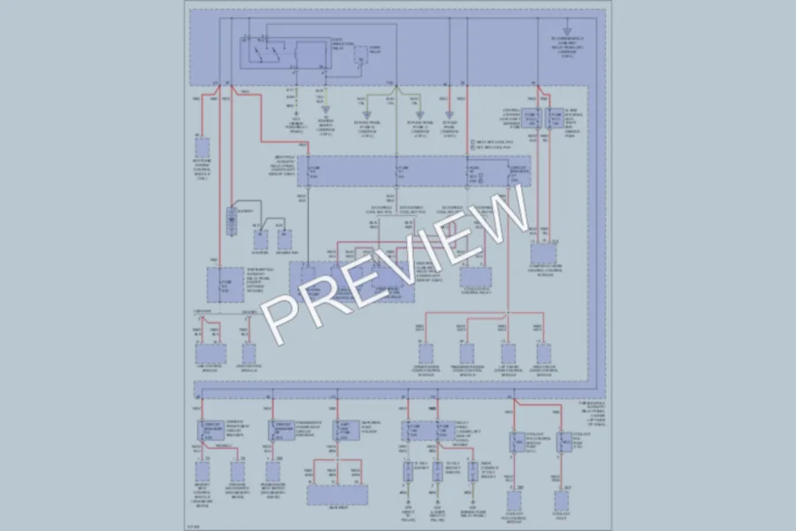 2004 Volkswagen Passat Power Distribution wiring diagram preview