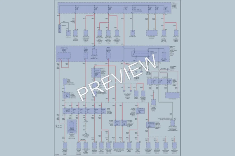 2004 Volkswagen R32 Power Distribution wiring diagram preview