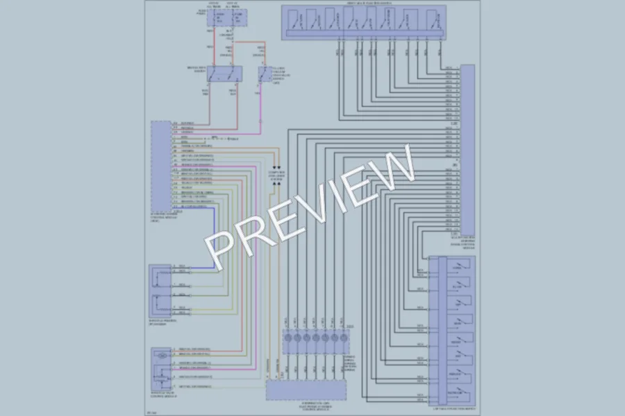 2004 Volkswagen Touareg Cruise Control wiring diagram preview