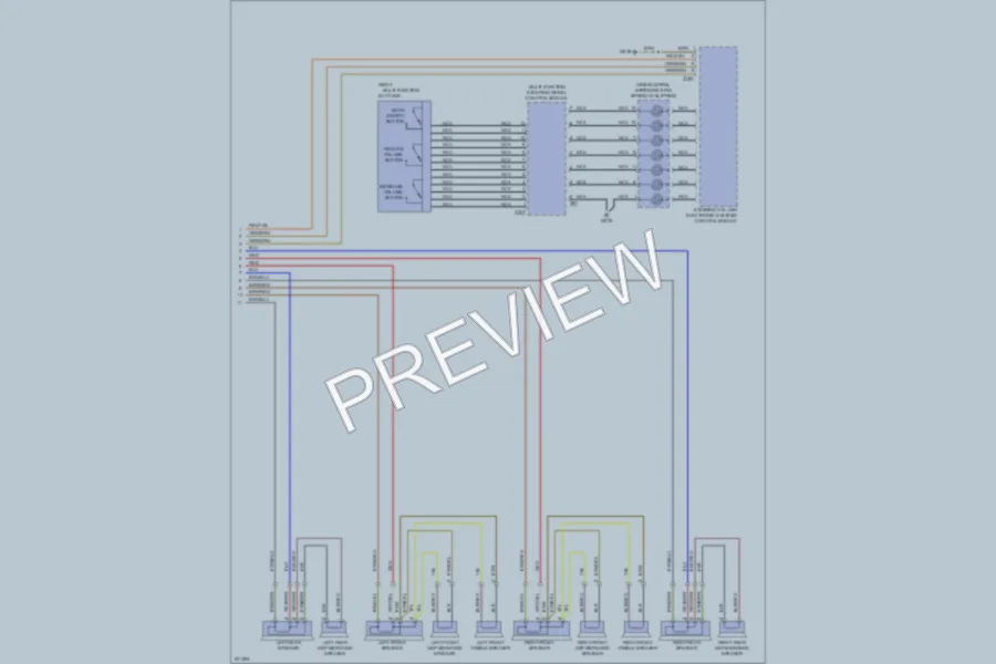 2004 Volkswagen Touareg Radio wiring diagram preview