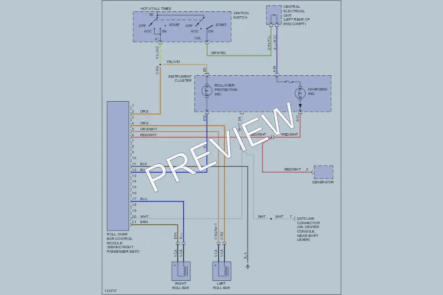 2004 Volvo C70 Active Bodyworks wiring diagram preview