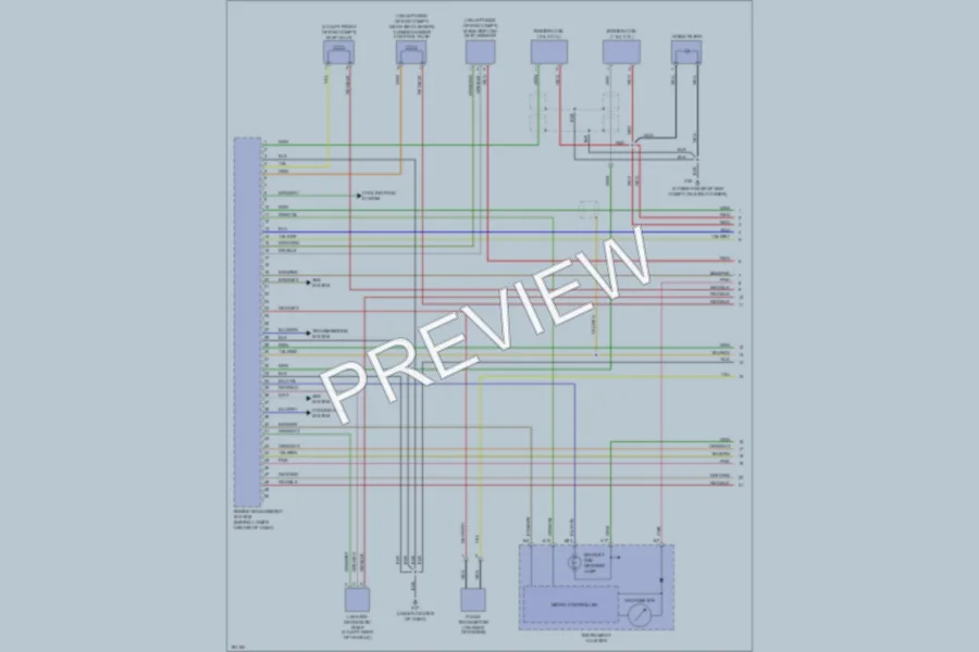 2004 Volvo S40 Engine Performance wiring diagram preview