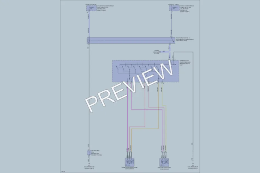 2004 Volvo S40 Power Mirrors wiring diagram preview