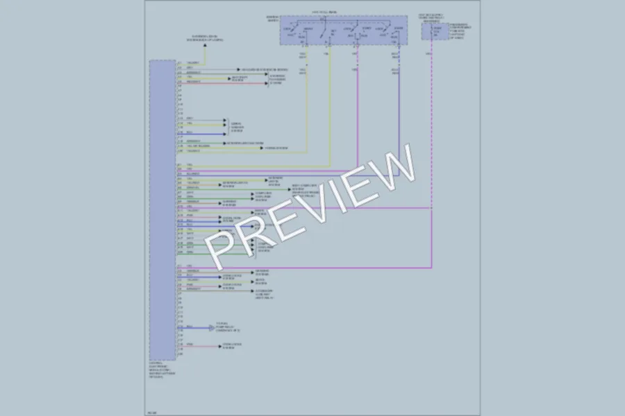 2004 Volvo S60 Body Control Modules wiring diagram preview