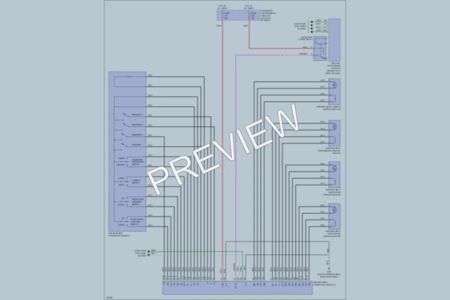2004 Volvo S60 Memory Systems wiring diagram preview