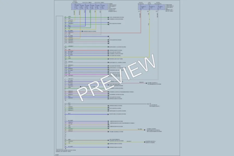 2004 Volvo V40 Body Control Modules wiring diagram preview
