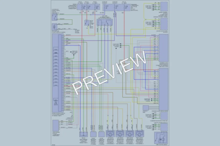 2004 Volvo XC70 Anti Lock Brakes wiring diagram preview