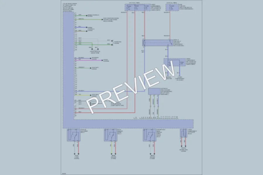 2004 Volvo XC70 Body Control Modules wiring diagram preview