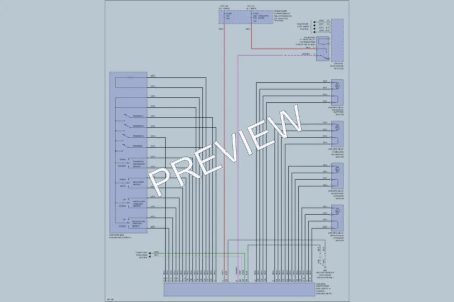 2004 Volvo XC90 Memory Systems wiring diagram preview
