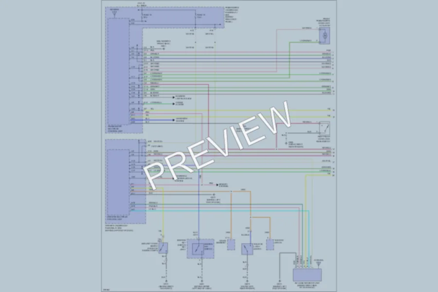 2005 Acura MDX Anti Theft wiring diagram preview