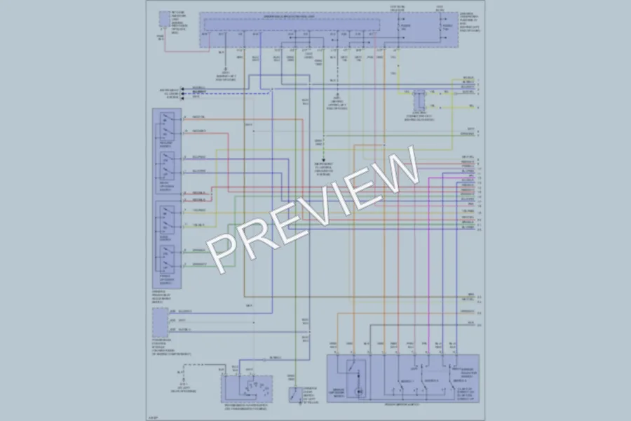2005 Acura MDX Memory Systems wiring diagram preview