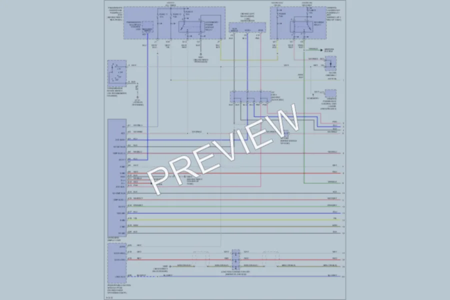 2005 Acura MDX Navigation wiring diagram preview