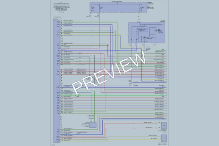 2005 Acura MDX Supplemental Restraints wiring diagram preview