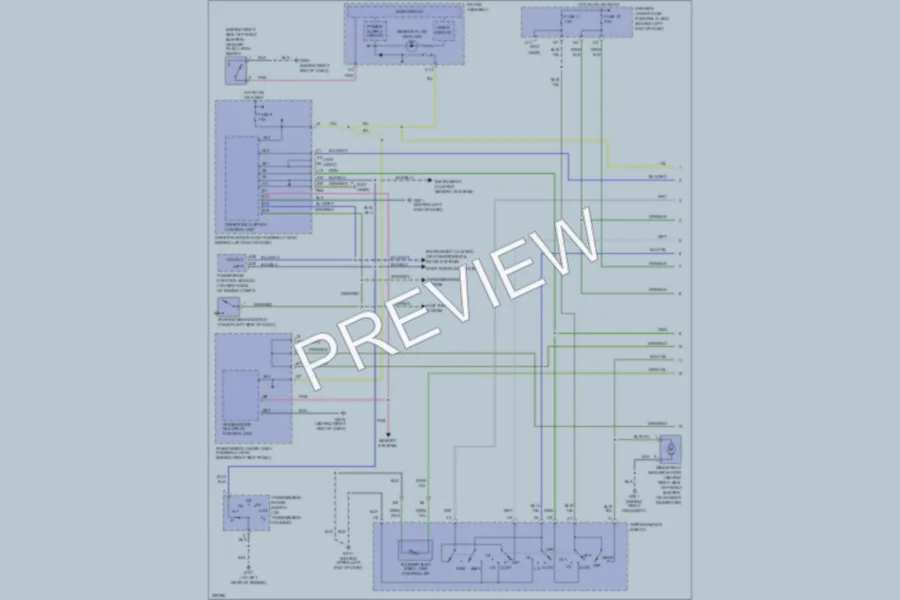 2005 Acura MDX Wiper Washer wiring diagram preview