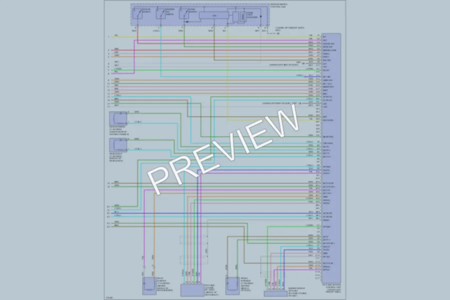 2005 Acura RL Anti Theft wiring diagram preview