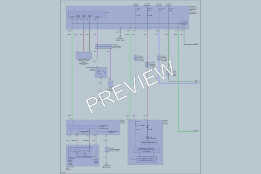 2005 Acura RL Headlights wiring diagram preview