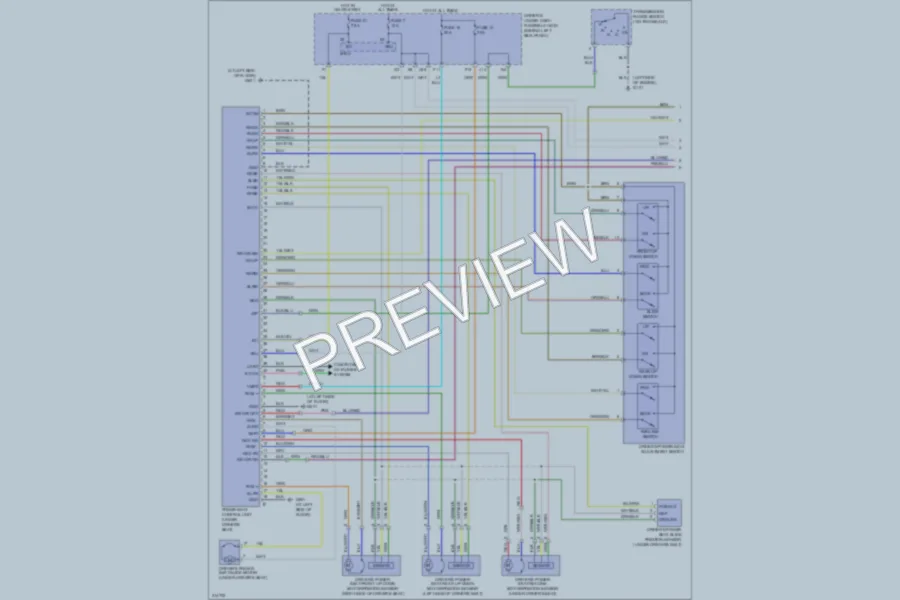 2005 Acura RL Memory Systems wiring diagram preview