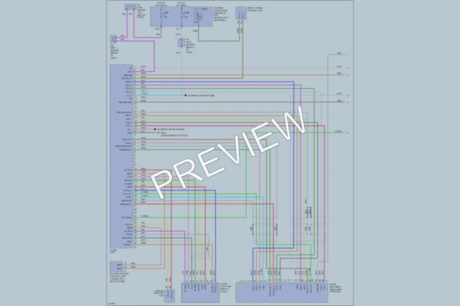 2005 Acura RL Radio wiring diagram preview