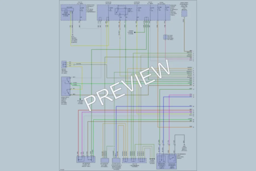 2005 Acura RL Transmission wiring diagram preview