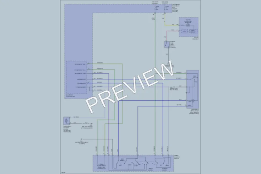 2005 Acura RSX Wiper Washer wiring diagram preview