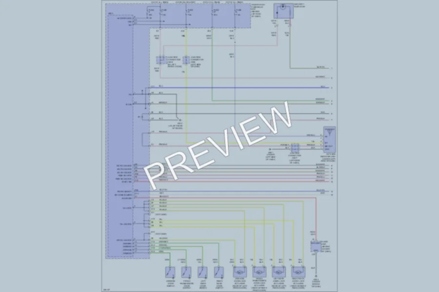 2005 Acura TL Anti Theft wiring diagram preview