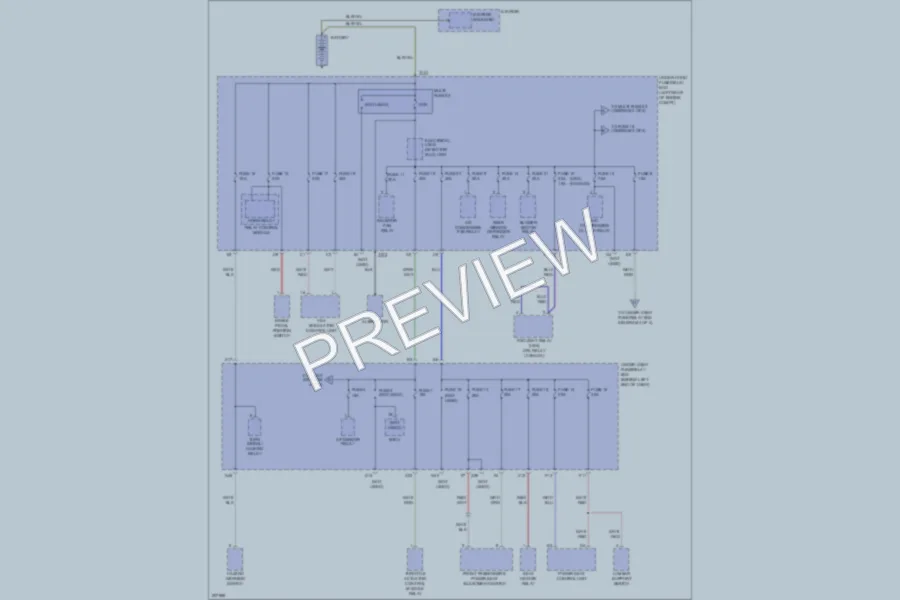 2005 Acura TL Power Distribution wiring diagram preview