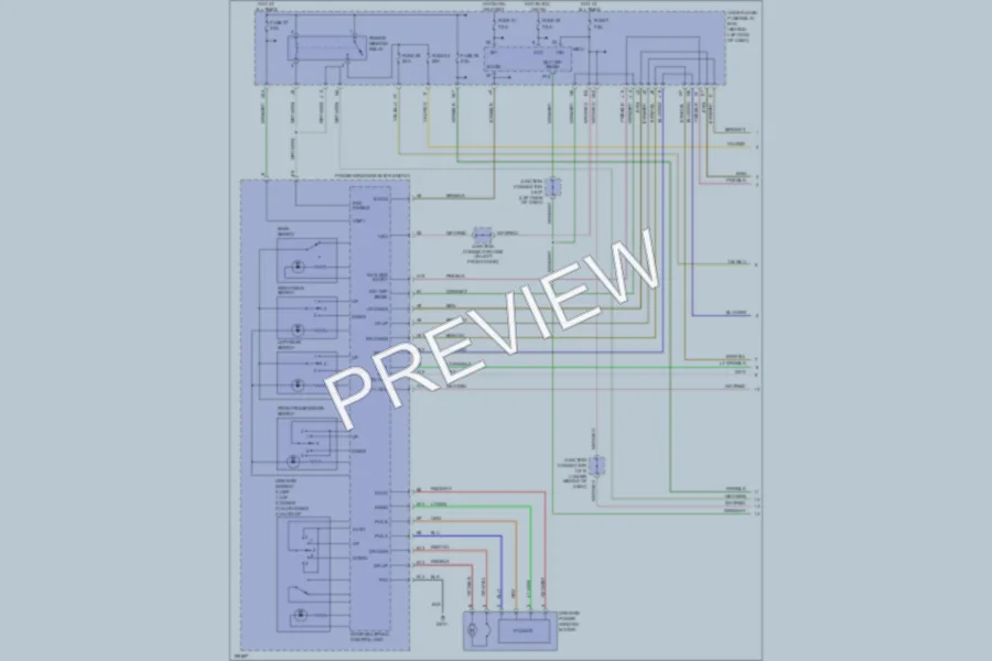 2005 Acura TL Power Windows wiring diagram preview