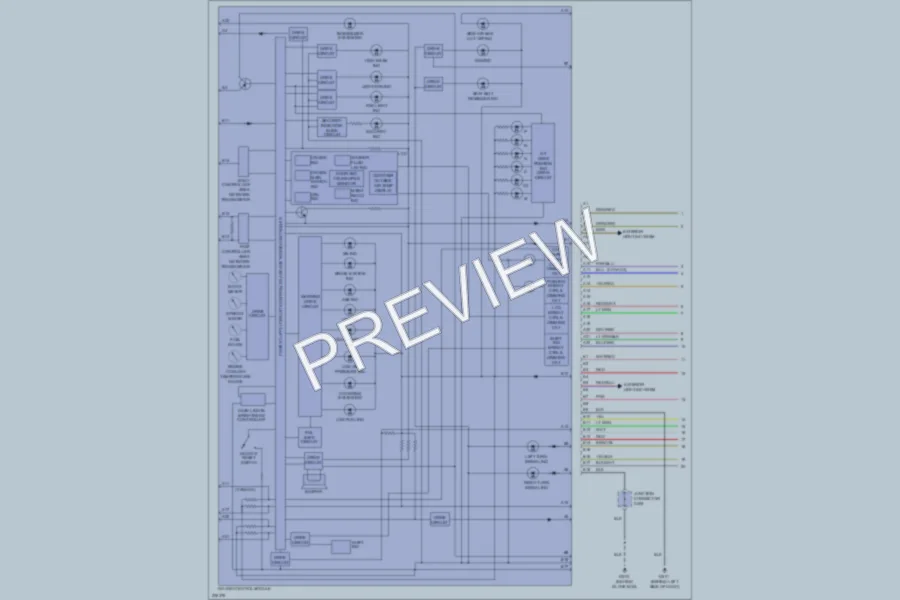 2005 Acura TSX Instrument Cluster wiring diagram preview