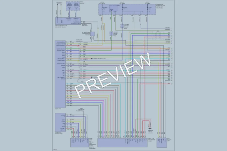 2005 Acura TSX Radio wiring diagram preview