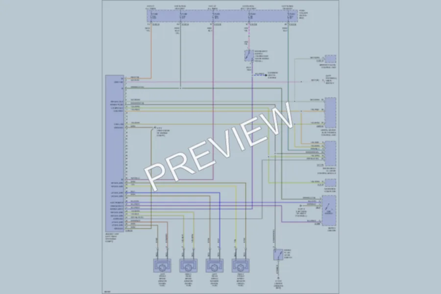 2005 BMW 330i Anti Lock Brakes wiring diagram preview