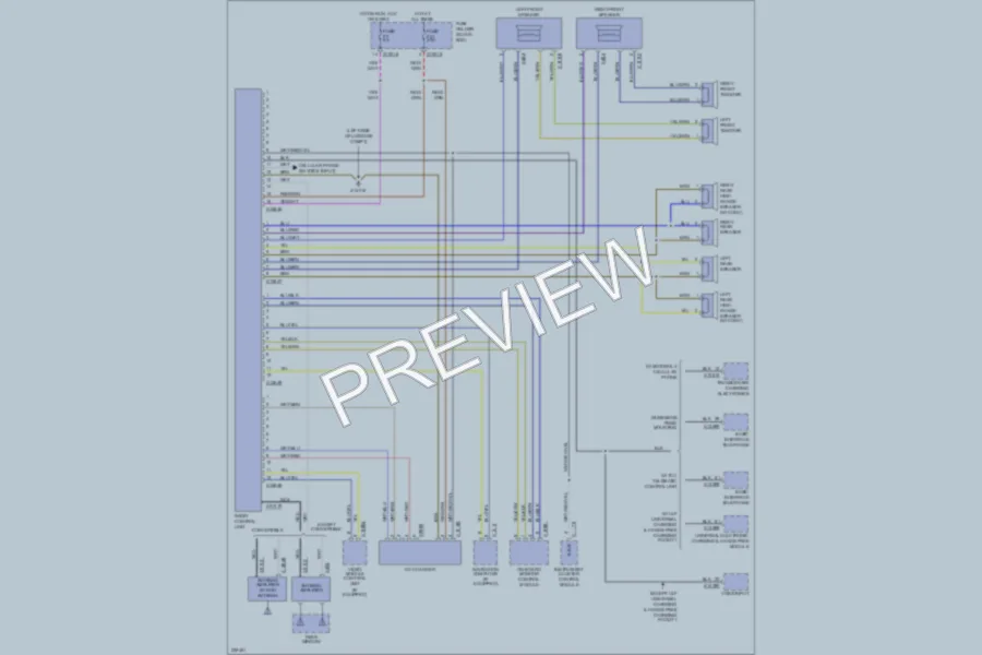 2005 BMW 330i Radio wiring diagram preview