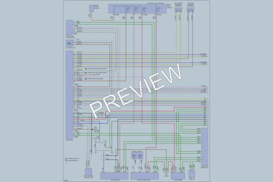 2005 BMW 530i Navigation wiring diagram preview