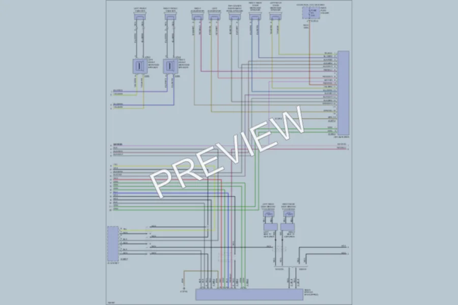 2005 BMW 530i Radio wiring diagram preview