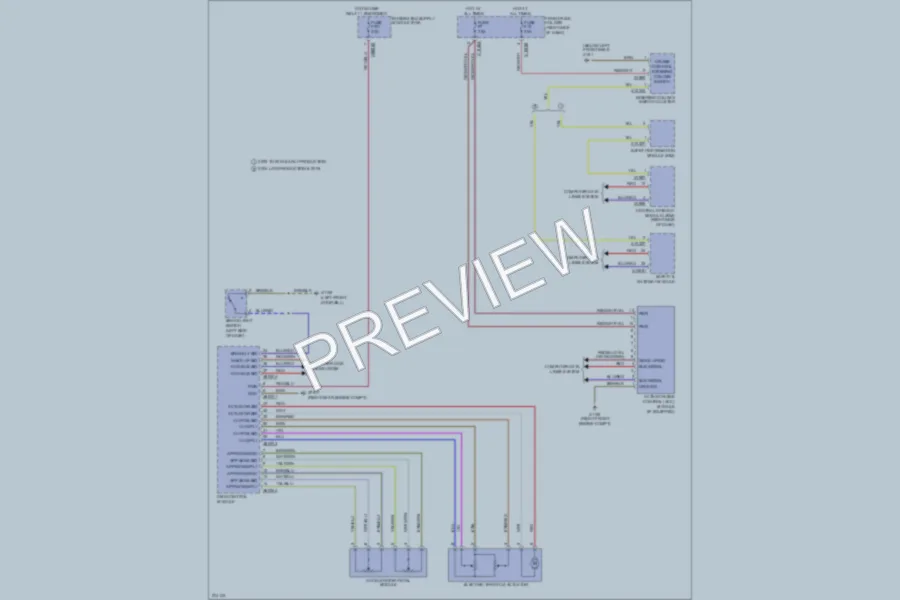 2005 BMW 745i Cruise Control wiring diagram preview