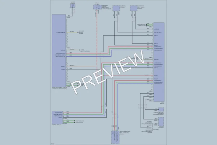 2005 BMW 745i Navigation wiring diagram preview