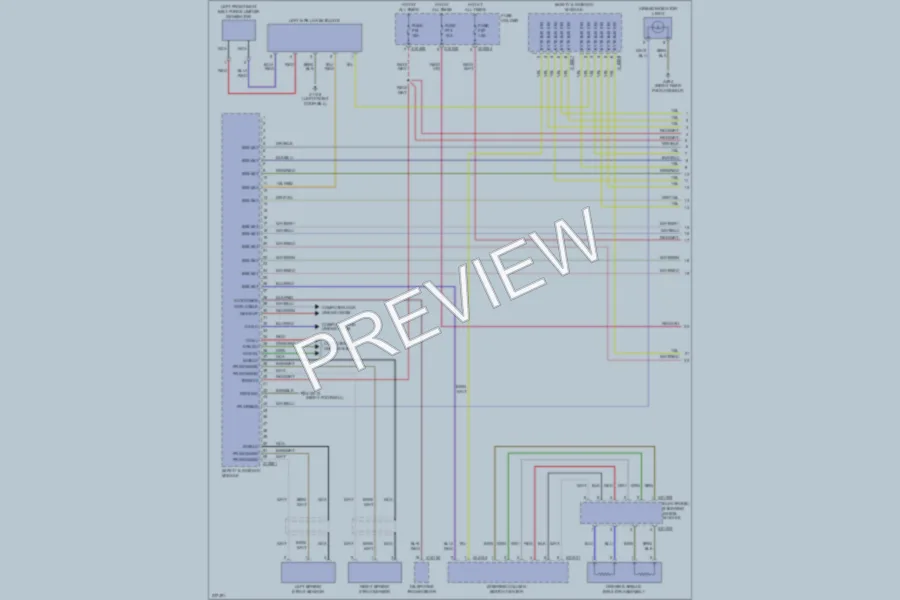 2005 BMW 760Li Supplemental Restraints wiring diagram preview