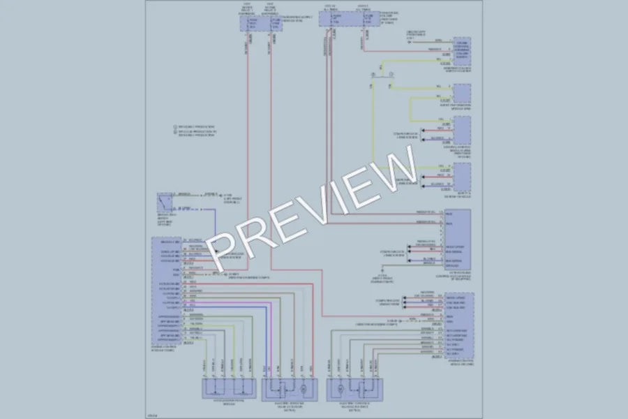 2005 BMW 760i Cruise Control wiring diagram preview