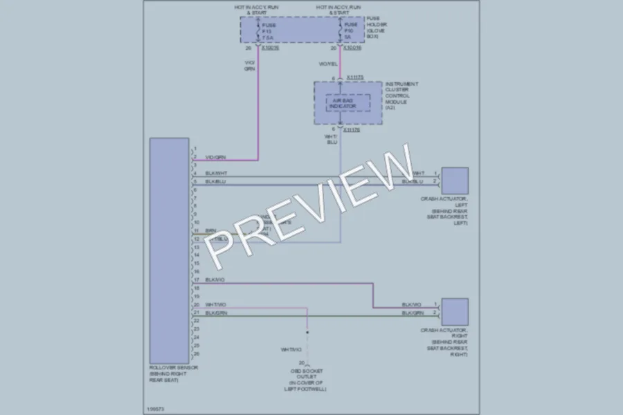 2005 BMW M3 Active Bodyworks wiring diagram preview