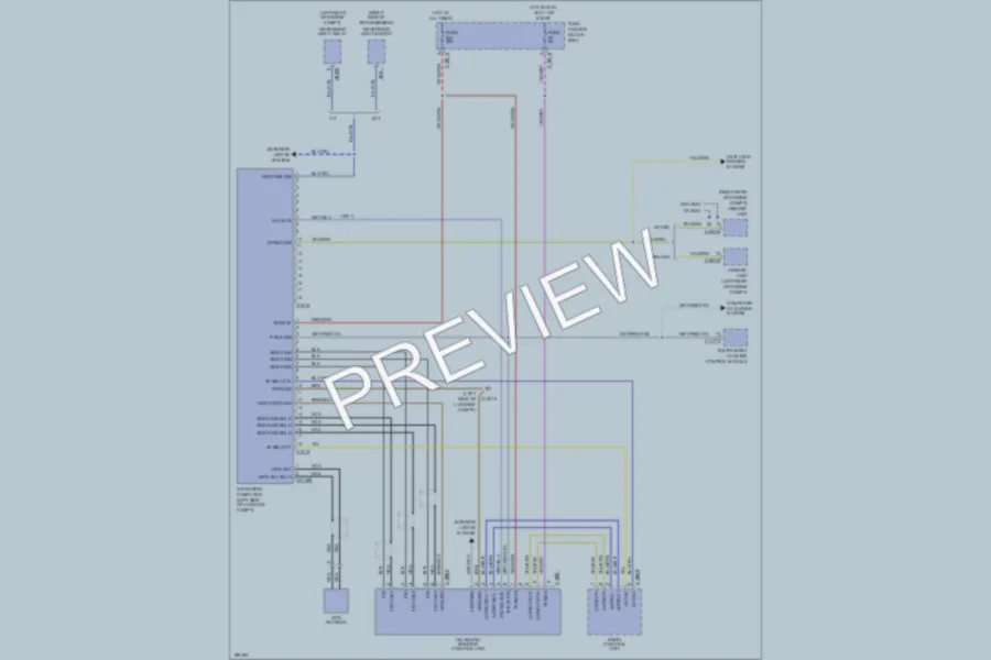 2005 BMW M3 Navigation wiring diagram preview