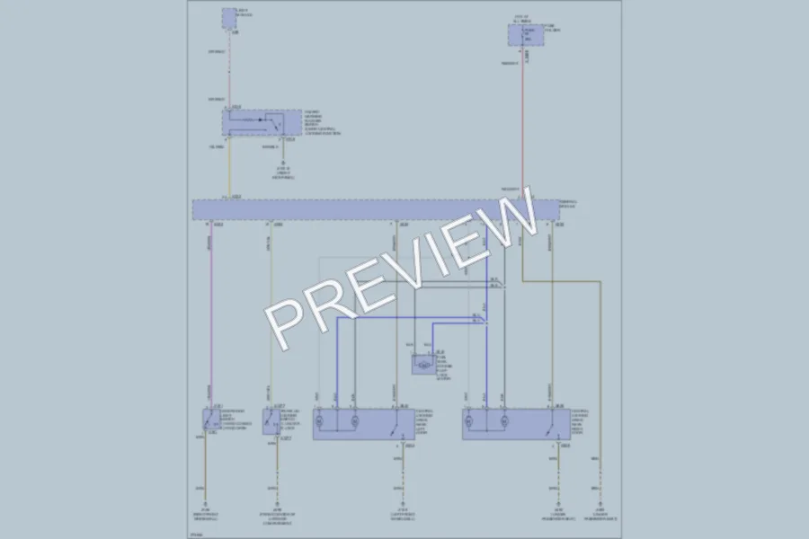 2005 BMW X5 Anti Theft wiring diagram preview