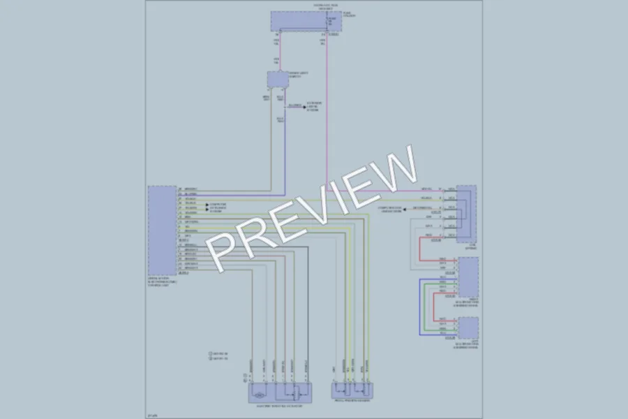 2005 BMW X5 Cruise Control wiring diagram preview