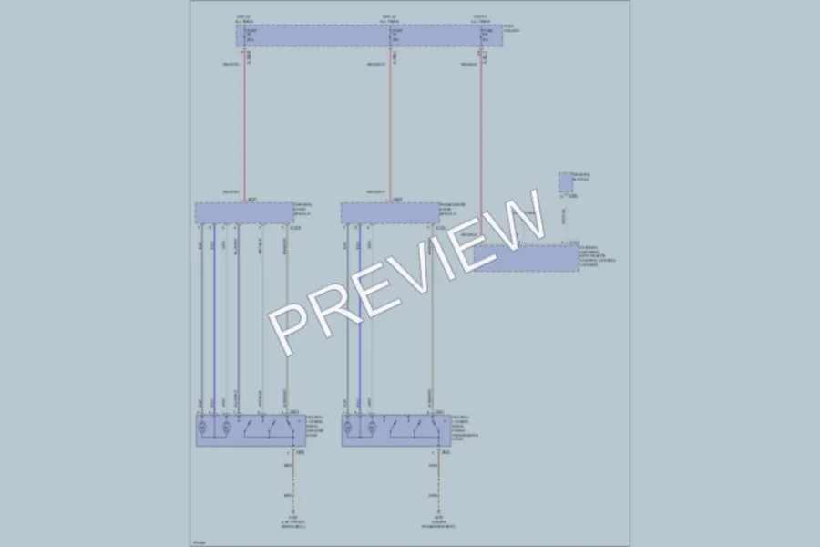 2005 BMW X5 Power Door Locks wiring diagram preview