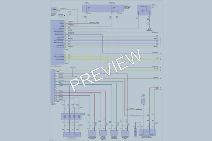 2005 BMW Z4 Supplemental Restraints wiring diagram preview