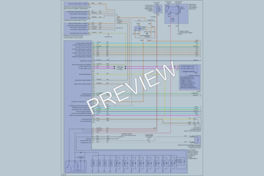 2005 Cadillac CTS Anti Lock Brakes wiring diagram preview