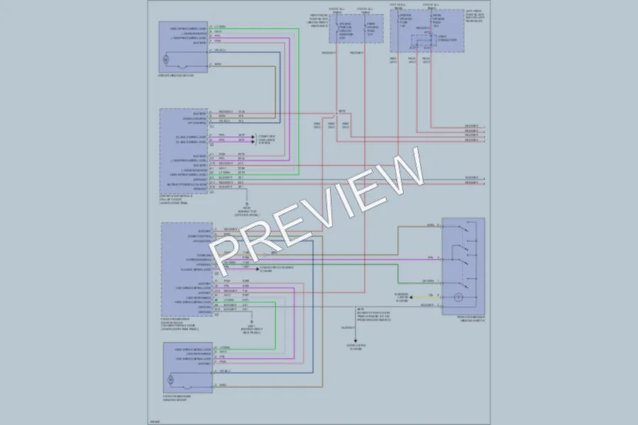 2005 Cadillac CTSV Power Windows wiring diagram preview