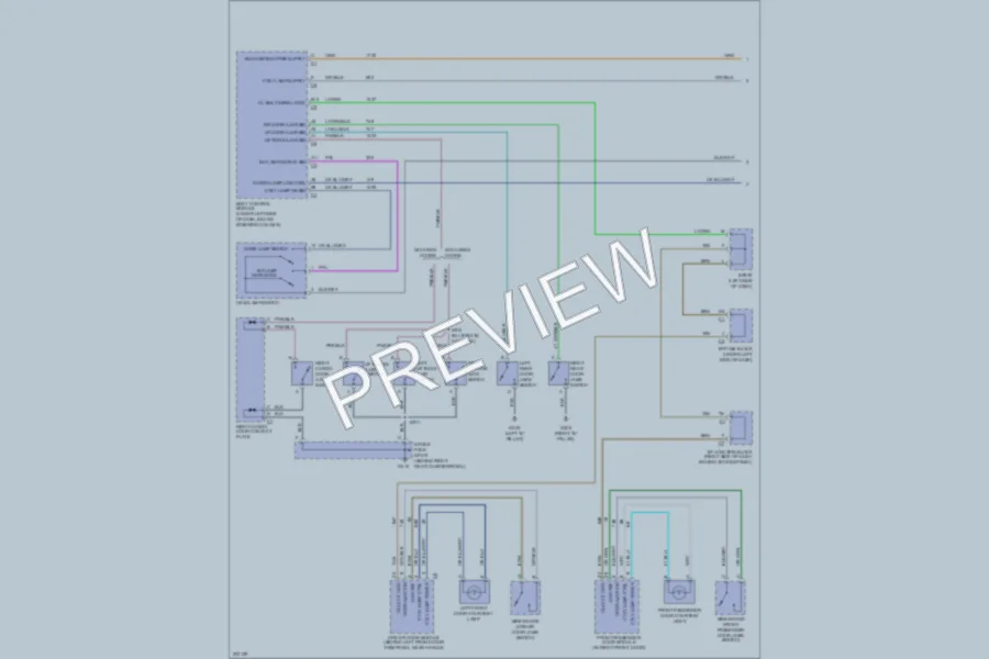 2005 Cadillac EscaladeEXT Interior Lights wiring diagram preview
